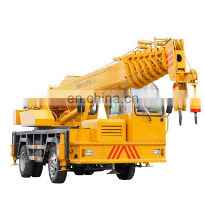 Telescopic boom 7 sections 30 meter length pickup truck crane with cable winch