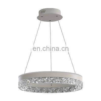 New LED Pendant Lights Postmodern Minimalist Ceiling Circle Hanging Lamp For Dining Room Bedroom Hall Hollow Chandelier