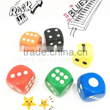 15mm round corner colored dice