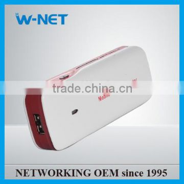 Mobile power bank, cheap 5300mA bank with wifi router function