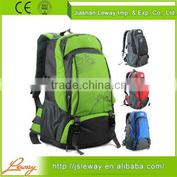 China OEM colorful comfort backpack and hiking backpack bag sale