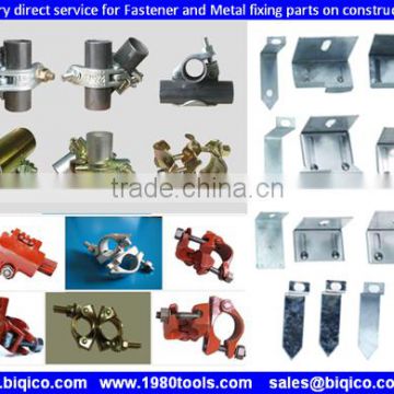 Types of clamps scaffold Fastener type steel pipe scaffold cross fastener HS code 73066100 73181500