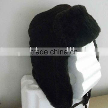 Australian Double Face Sheepskin hat(factory with BSCI Certification)