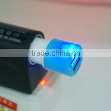 High Quality Dual USB Car Charger factory OEM mobile phone