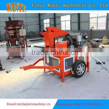 WT1-20 wall clay brick making machine Eco Brava presses ecological bricks