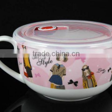 YF15056 excellent quality ceramic bowl for food storage