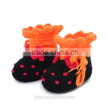 Fashion shoe China wholesale crochet knitting crochet baby shoes S-15