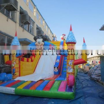 kids funny inflatable slide jumping castle amusement park for kids
