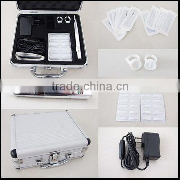 Wholesale - Eyebrow Kit Permanent Makeup Cosmetic Tattooing Supply Machine Power Needle Tip Professional tattoo kits