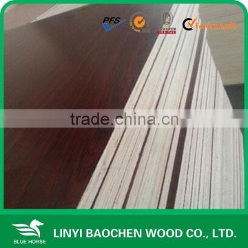 melamine faced plywood /chinese Linyi best quality melamine paper overlaid plywood manufacture for furniture usage