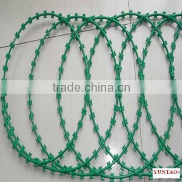 PVC coated razor barbed wire with factory price