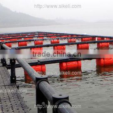 HDPE pisciculture flottant cage farms