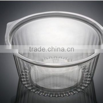 Disposable Round Plastic Clear PET Fresh fruit packing box