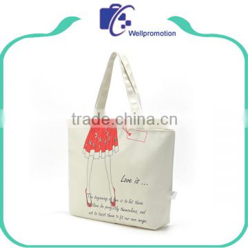 Wholesale customized fashion tote bag / multifunctional canvas tote bag in high quality