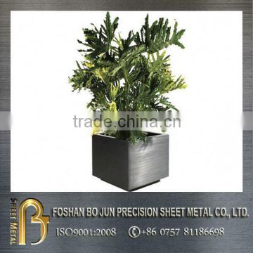 Customized green plant fitable steel planter china manufacturer supplier steel flower planter