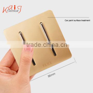 Hot sale!!! switch 2 gang 1 way or2 way wall switch,made in china
