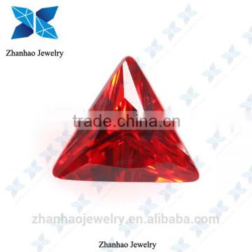 synthetic stone /orange red large cubic zirconia/loose cubic zirconia stones