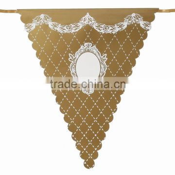 Party Gold Paper Bunting 4M
