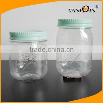 Food Grade Empty Plastic Jars 250ml / 550ml Disposable Plastic Food Containers