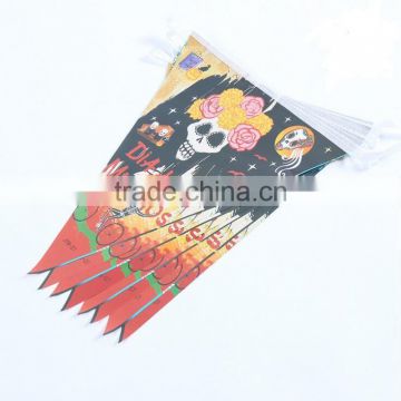 Halloween Decoration Supplies Triangle Flags Party String Hanging Decorative Flags For Wholesale