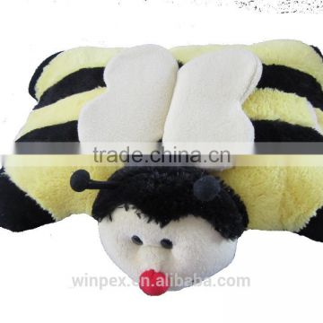 Hot Sell 100% Polyerster Bee Animal PIllow