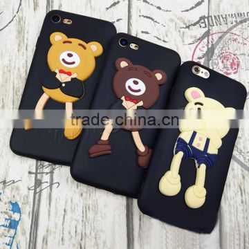 Phone accessories customized rectangle silicone phone case