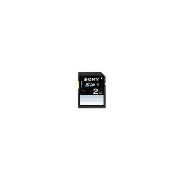 Sony SD Card with capability up to 32GB