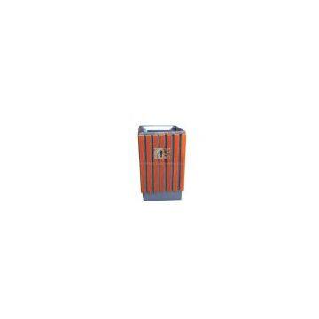 BH130-9 Baihe Steel Wooden Trash Can