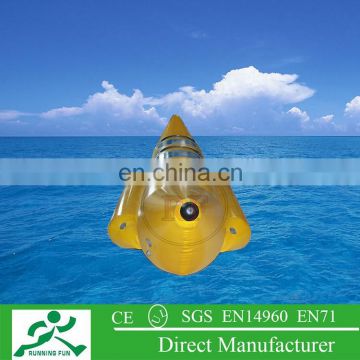inflatable water games,inflatable flying fish banana boat,inflatable towable boat for sale FB29