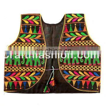 Ethnic Jacket for Women Waist Coat Stylish Cotton Handmade Navratri  Traditional Rajasthani Embroidered Mirror Work Gujrati Kutchi Koti for  Girls – Bust Size 34-38 Inches – Hinduism & Science