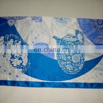 gift order fashion new design printed chinese traditional pure silk scarf