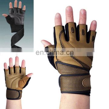 Men Weightlifting Gym Training Sports Fitness Gloves Wrist Wrap Workout Exercise Gym Gloves Weightlifting Gym Gloves