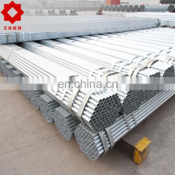 Seaworthy packing pre galvanized thick wall erw steel pipe