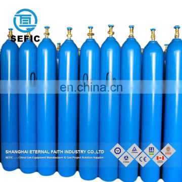 Gas Cylinder Sampling Weight 50KG Industrial Used Seamless Steel Cylinder Oxygen Cylinders Price
