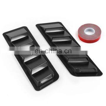 Car refit Universal engine Hood Vent Louver Air Cooling Panel Engine cover air intake panel ABS cooling vent