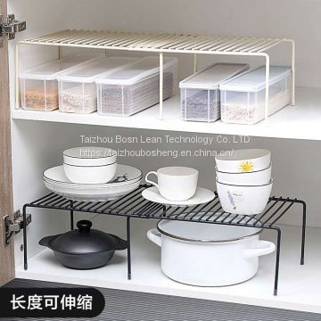 Multi-Functional Expandable And Adjustable Two Component Wire Shelf Stand