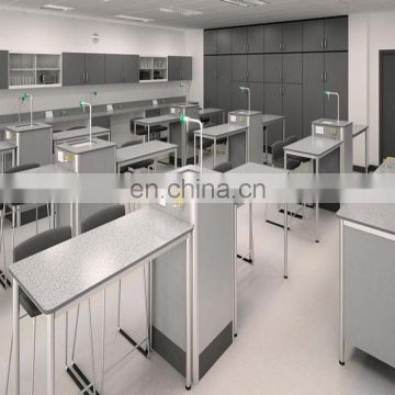All steel epoxy resin top lab bench/dental lab table/lab work table
