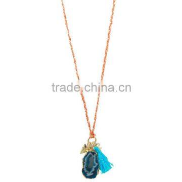 DY403 2016 fashion pendant necklace Tassle necklace