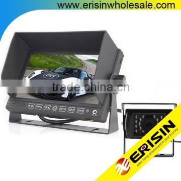 Erisin ES322 7" Car TFT LCD Monitor with 2 Video Audio Input