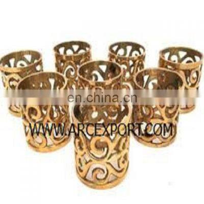 gold custom made napkin rings