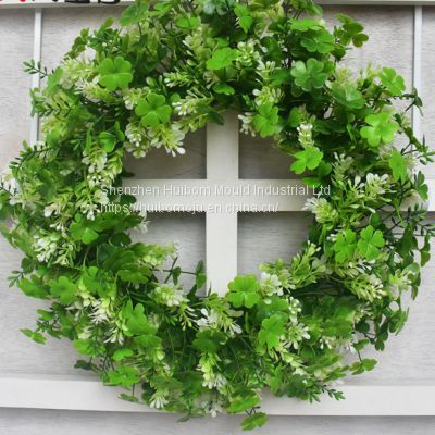 0.25kg Christmas Wreath with Ribbon and Bells, Outdoor Indoor Christmas Wreaths Garland Ornaments Christmas Decorations