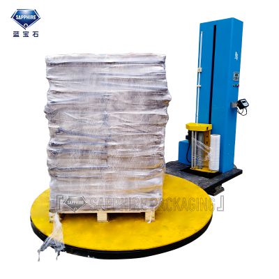 High speed Automatic Pre-Stretch Film Pallet Wrapping Machine TP1650F-L