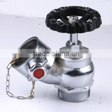 Oblique landing valve ball valve