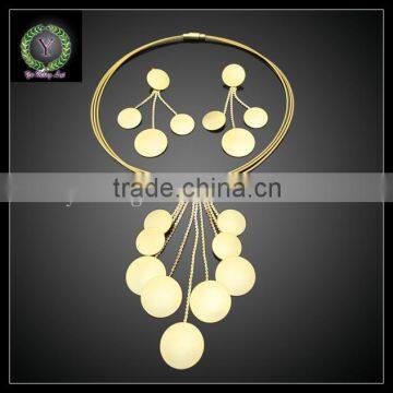 Newest arrived african gold plated jewelry set for woman dress AHK1106                        
                                                                                Supplier's Choice