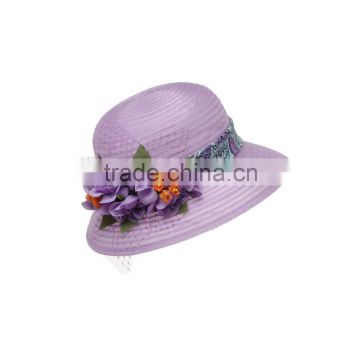Hot Fashion Wide Brim Sun Cloth Hat For Woman