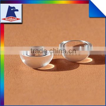 Center thickness 1.5-50mm surface quality 40/20 Sapphire half ball lens goods in stock
