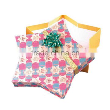 very nice star shape gift box mad in DONGGGUAN