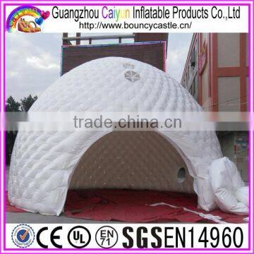 Hot selling outdoor inflatable tent, white wedding inflatable igloo tent for sale