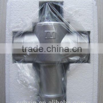 alibaba china supplier manufacturer 2" stainless steel thermostat mixer valve