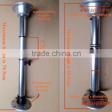 RV table telescopic bracket with lifting function